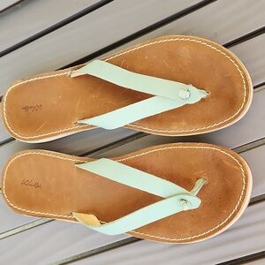 Olukai Nohie Women's Flip Flop Leather Sandals Size 10